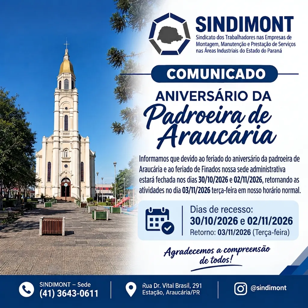 AVISO DE FERIADOS
