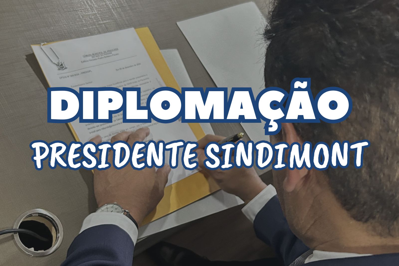 DIPLOMAÇÃO DE GILMAR LISBOA: MAIS FORÇA PARA A VOZ DA CLASSE TRABALHADORA!